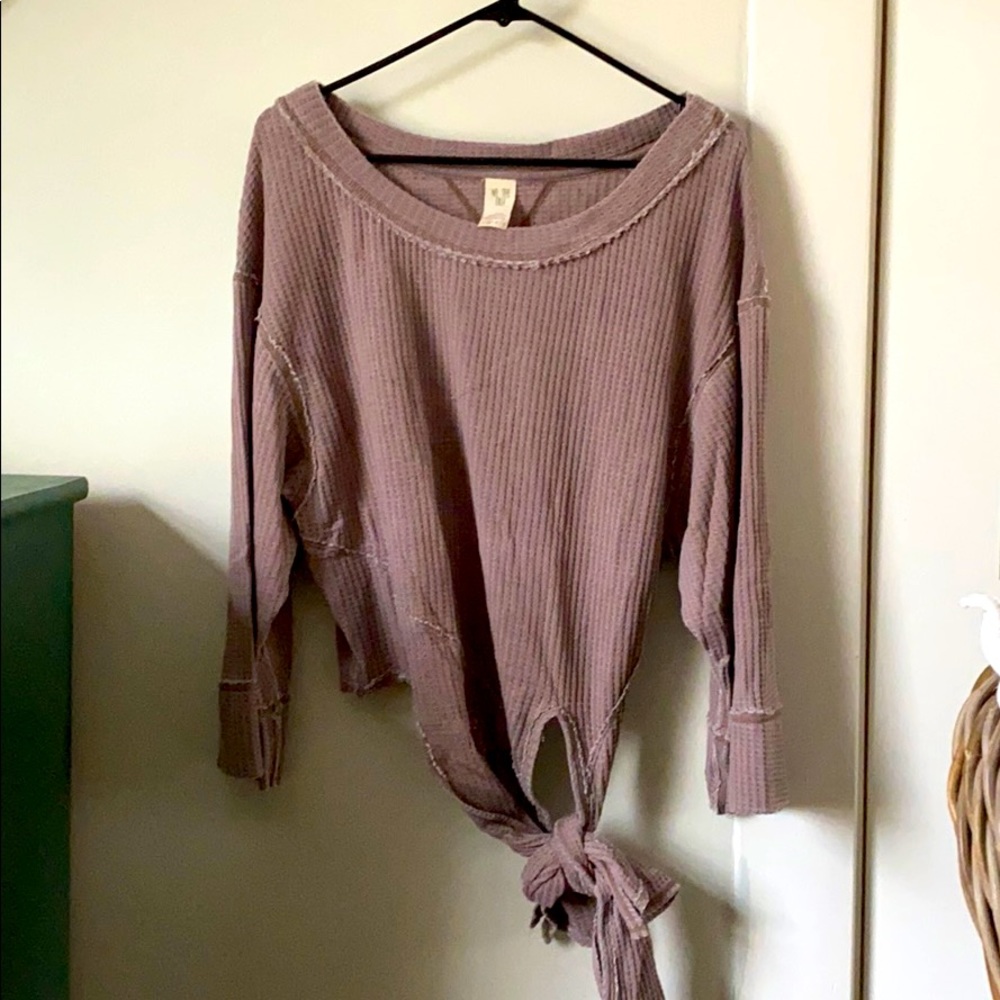Free people slouchy waffle